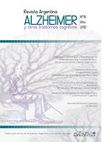 Portada de la Revista Alzheimer Nº 15, año 2012