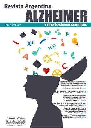 Portada de la Revista Alzheimer Nº 25, año 2017