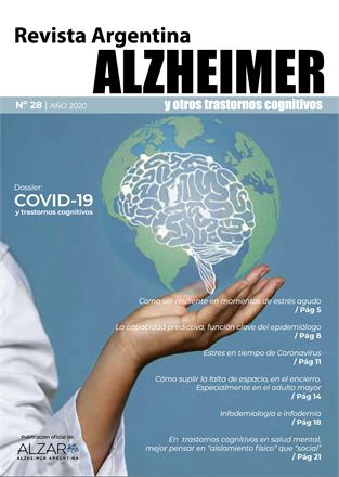 Portada de la Revista Alzheimer Nº 28, año 2020