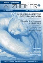 Portada de la Revista Alzheimer Nº 3, año 2001