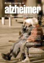 Portada de la Revista Alzheimer Nº 9, año 2009